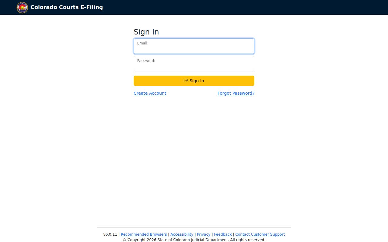 Elbert County case search compared with ICCES e-filing login